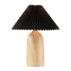 Safavieh Fabi Table Lamp - 19" Modern Black and Natural Resin Accent Lamp