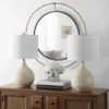 Safavieh Nalon Cream Ceramic Table Lamp (Set of 2) - Textured Modern Design -Safavieh Furniture GUEST 0077673a f57c 439b 96c4 439521157f29