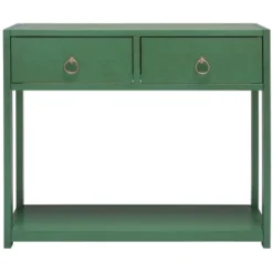 Safavieh Sadie Console Table with 2 Drawers - Navy Blue -Safavieh Furniture GUEST 00a4d8be 1579 4167 9a43 739f3b7e6582