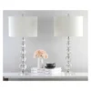 Safavieh Liam 29-Inch Stacked Crystal Ball Table Lamps, Clear - Set of 2 -Safavieh Furniture GUEST 023b47e3 f0fb 4742 b2b1 50913c5e507a