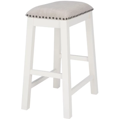 Safavieh Aero Counter Stool - Set of 2, White 5 Safavieh Aero Counter Stool - Set of 2, White - Image 3