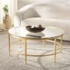 Edmund Cocktail Coffee Table - Gold/Glass - Safavieh 2 Edmund Cocktail Coffee Table - Gold/Glass - Safavieh -Safavieh Furniture GUEST 04a25cce a765 40c5 9831 175bc19f0d38