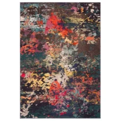 Safavieh Gabriella Rug in Brown and Teal - Durable Boho Area Rug -Safavieh Furniture GUEST 04e81d29 73d0 4b6c 8922 660af99563ea