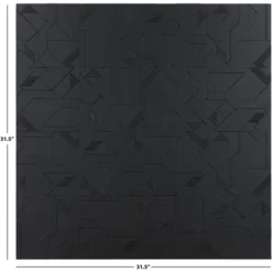 Safavieh Emery 31.5-Inch Modern Geometric Wall Decor in Black 9 Safavieh Emery 31.5-Inch Modern Geometric Wall Decor in Black -Safavieh Furniture GUEST 05d35ec7 72d8 40a9 a975 ec9822794ba2