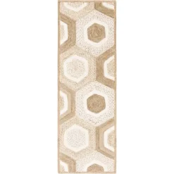 Safavieh Corine Geometric Woven Jute Runner Rug -Safavieh Furniture GUEST 06043907 65b4 49f8 8dda 352cdabfa69b
