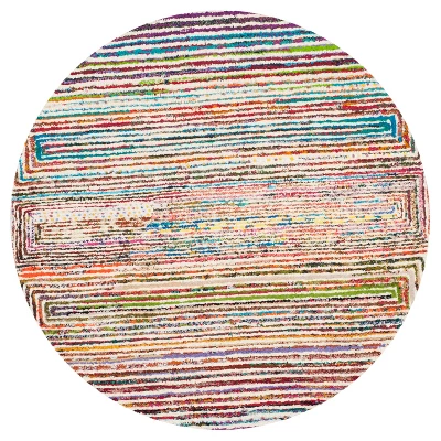 Safavieh Ivy Collection Hand-Tufted Cotton & Wool Area Rug 6 Safavieh Ivy Collection Hand-Tufted Cotton & Wool Area Rug - Image 4