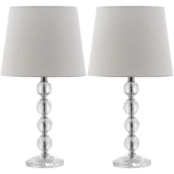 Safavieh Nola 16-Inch Stacked Crystal Ball Table Lamp Set - Grey/Clear 25 Safavieh Nola 16-Inch Stacked Crystal Ball Table Lamp Set - Grey/Clear -Safavieh Furniture GUEST 06f6ef7e 1747 4ba3 9e1b f5cc9fe1591c