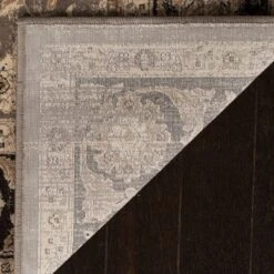 Safavieh Laci Collection Vintage Accent Rug - Taupe/Black, 4' x 5'7" -Safavieh Furniture GUEST 07ec64a7 c7ac 4f40 9108 030555184f33