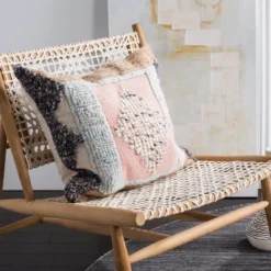 Safavieh Arden Geometric Throw Pillow - Pink/Multi - 20" x 20"