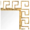 Safavieh Calliope Greek Key Square Decorative Wall Mirror - Antique Gold
