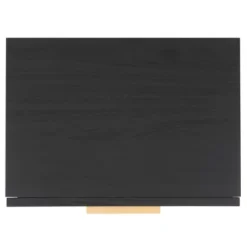 Safavieh Axelle 2-Drawer Nightstand in Walnut and Black Metal -Safavieh Furniture GUEST 096bbe7b 1f84 4424 b8ef c09346b96ff6