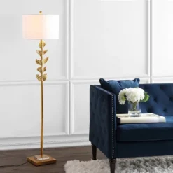 Safavieh Georgiana 61.5-Inch Gold Floor Lamp with LED Bulb 5 Safavieh Georgiana 61.5-Inch Gold Floor Lamp with LED Bulb -Safavieh Furniture GUEST 0a770462 d5aa 4d8c b75e 8f8b9c8d4937