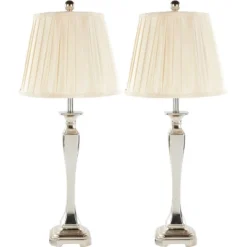 Safavieh Athena 27-Inch Champagne Plated Table Lamps (Set of 2) -Safavieh Furniture GUEST 0b581ba2 3de9 48f6 9ef1 fed34439a897