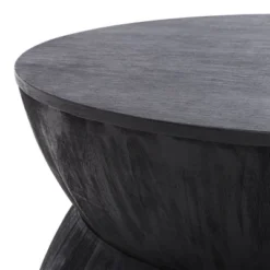 Safavieh Alecto Round Coffee Table - Sculptural Hourglass Wood Design -Safavieh Furniture GUEST 0c7133da 1fef 4009 9abc 079cf97577bf