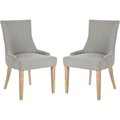 Safavieh Lester 19-Inch Upholstered Dining Chairs - Set of 2 16 Safavieh Lester 19-Inch Upholstered Dining Chairs - Set of 2 - Image 14