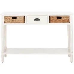Safavieh Couture Christa Console Table with Rattan Drawers -Safavieh Furniture GUEST 0d8993ce 024c 4e99 aefe 1ff7e2412ac5