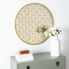 Safavieh Chanti Gold Foil Round Wall Mirror - 30 Inch -Safavieh Furniture GUEST 0eca0639 7875 4da3 98ce 56257083ea4c