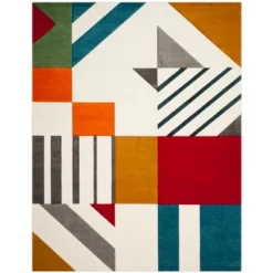 Safavieh Milena Loomed Rug - Mid-Century Modern Geometric Style -Safavieh Furniture GUEST 0f9cee3b 2b10 4036 9cb3 6f68cd3e933e