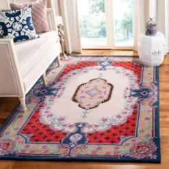 Safavieh Darlene Medallion Hand-Tufted Wool & Viscose Area Rug -Safavieh Furniture GUEST 143faf0f 23de 4682 b968 eb06d3e1ce44