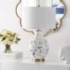 Safavieh Krew Splatter Glass Table Lamp with Gold Accents - White/Navy 2 Safavieh Krew Splatter Glass Table Lamp with Gold Accents - White/Navy -Safavieh Furniture GUEST 15e31c17 cfce 4ea8 897f bdcbbfe2c487