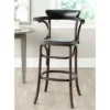 Kenny Bar Stool Brass Nail Heads - Antique Black - Safavieh -Safavieh Furniture GUEST 164704dd fcaa 4926 8932 1989f20f60a9