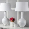 Safavieh Blanche Gourd Ceramic Table Lamp - Set of 2 -Safavieh Furniture GUEST 168f3abb 08e7 4033 a9fb 801890dd22ec