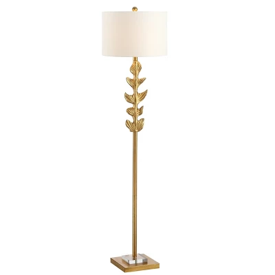Safavieh Georgiana 61.5-Inch Gold Floor Lamp with LED Bulb 3 Safavieh Georgiana 61.5-Inch Gold Floor Lamp with LED Bulb