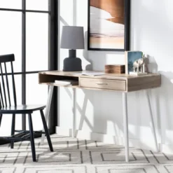 Jorja 1 Drawer 1 Shelf Desk - Safavieh