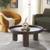 Meek 3 Leg Round Coffee Table - Safavieh -Safavieh Furniture GUEST 1b6ad32e c705 4d21 96e4 375877a28273