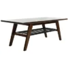 Safavieh Seth 2 Tier Coffee Table in Walnut and Black Metal -Safavieh Furniture GUEST 1c073740 799c 490f afc7 3cbe289fa683