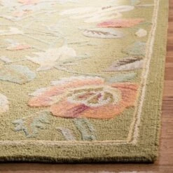 Safavieh Blossom BLM785 Hand Hooked Floral Wool Area Rug