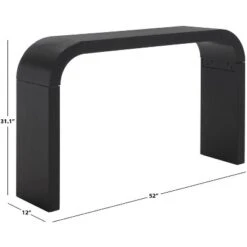 Safavieh Liasonya CNS6604 Curved Console Table 22 Safavieh Liasonya CNS6604 Curved Console Table -Safavieh Furniture GUEST 1e5a008d 0815 4824 bddd 44e166c46d27