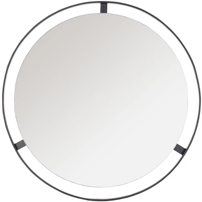 Safavieh Radlin Round Minimalist Wall Mirror in Matte Black 5 Safavieh Radlin Round Minimalist Wall Mirror in Matte Black - Image 3