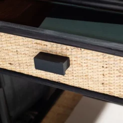 Safavieh Roya 1-Drawer 1-Shelf Nightstand in Natural Rattan