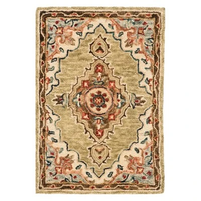 Beverly Medallion Tufted Accent Rug - Safavieh 5 Beverly Medallion Tufted Accent Rug - Safavieh - Image 3