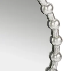 Safavieh Eden Round Silver Beaded Wall Mirror - 30 Inch -Safavieh Furniture GUEST 20e8048d 830b 4d77 9b2e b0ca356dfd28