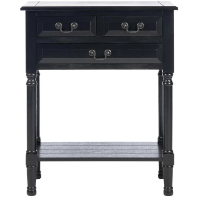 Safavieh Primrose 3-Drawer Console Table with Storage Shelf 14 Safavieh Primrose 3-Drawer Console Table with Storage Shelf - Image 12