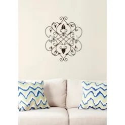 Safavieh Ivy and Leaf Scroll Votive Wall Sconce in Antique Bronze