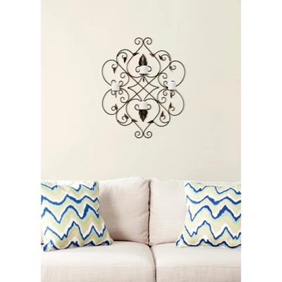 Safavieh Ivy and Leaf Scroll Votive Wall Sconce in Antique Bronze 3 Safavieh Ivy and Leaf Scroll Votive Wall Sconce in Antique Bronze