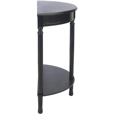 Safavieh Tinsley 1/2 Round Traditional Demilune Console Table 4 Safavieh Tinsley 1/2 Round Traditional Demilune Console Table - Image 2