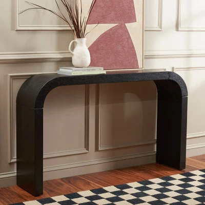 Safavieh Liasonya CNS6604 Curved Console Table 3 Safavieh Liasonya CNS6604 Curved Console Table