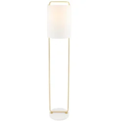 Safavieh Giulia 63" Floor Lamp - Gold & White Marble Finish -Safavieh Furniture GUEST 2744f414 6713 4844 9669 41d0b2904a9e