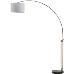 Safavieh Polaris Arc Floor Lamp with Marble Base and Cotton Shade 13 Safavieh Polaris Arc Floor Lamp with Marble Base and Cotton Shade -Safavieh Furniture GUEST 27479ae8 670a 4a40 ba98 c7a74b054cbf