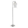 Safavieh Izzy 61.5" Nickel Floor Lamp - Modern Iron & Acrylic FLL4088