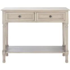 Safavieh Tate 2-Drawer Console Table with Sculpted Turned Legs 31 Safavieh Tate 2-Drawer Console Table with Sculpted Turned Legs -Safavieh Furniture GUEST 28f8314e a90a 4aa1 ad85 cbdc54d1da20