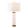 Safavieh Couture Lynsey Alabaster Table Lamp - Gold and White -Safavieh Furniture GUEST 2953060e 905f 42e2 8959 f3143b9f0149