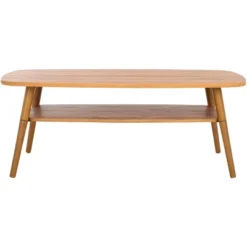 Safavieh Karou 2-Tier Coffee Table with Storage Shelf -Safavieh Furniture GUEST 29ec3093 fe43 4d56 9da3 a94a9b9effbf