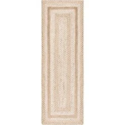 Safavieh Merle Stripe Woven Jute Area Rug - Hand-Crafted Coastal Decor -Safavieh Furniture GUEST 2ac03865 cd40 46f6 9f92 2f3e7a390acc