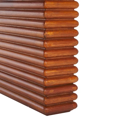 Safavieh Virginie Coffee Table - Natural Wood and Gold Contemporary Design 8 Safavieh Virginie Coffee Table - Natural Wood and Gold Contemporary Design - Image 6