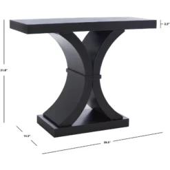 Safavieh Couture Dryden Console Table in Distressed Black Finish 22 Safavieh Couture Dryden Console Table in Distressed Black Finish -Safavieh Furniture GUEST 2bcb4467 0181 4920 b96c d382955d25fb